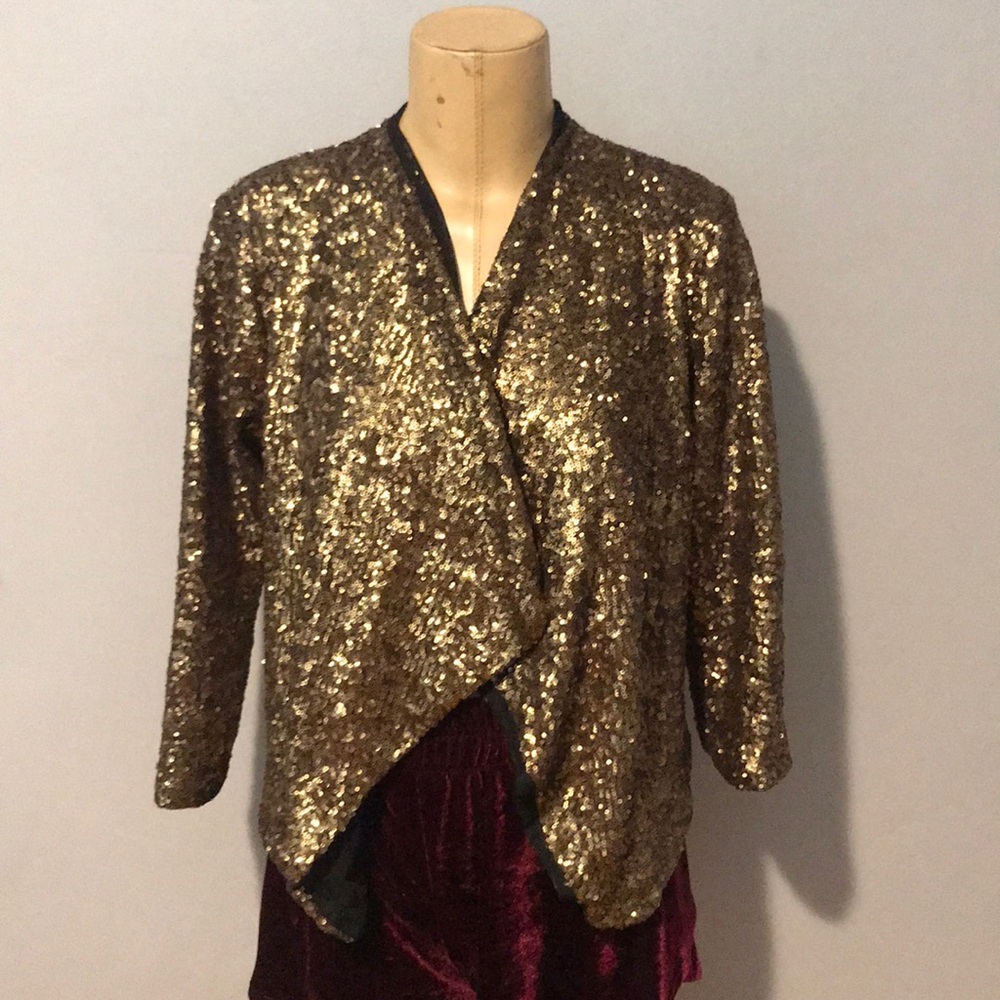 Gold Sequin Jacket